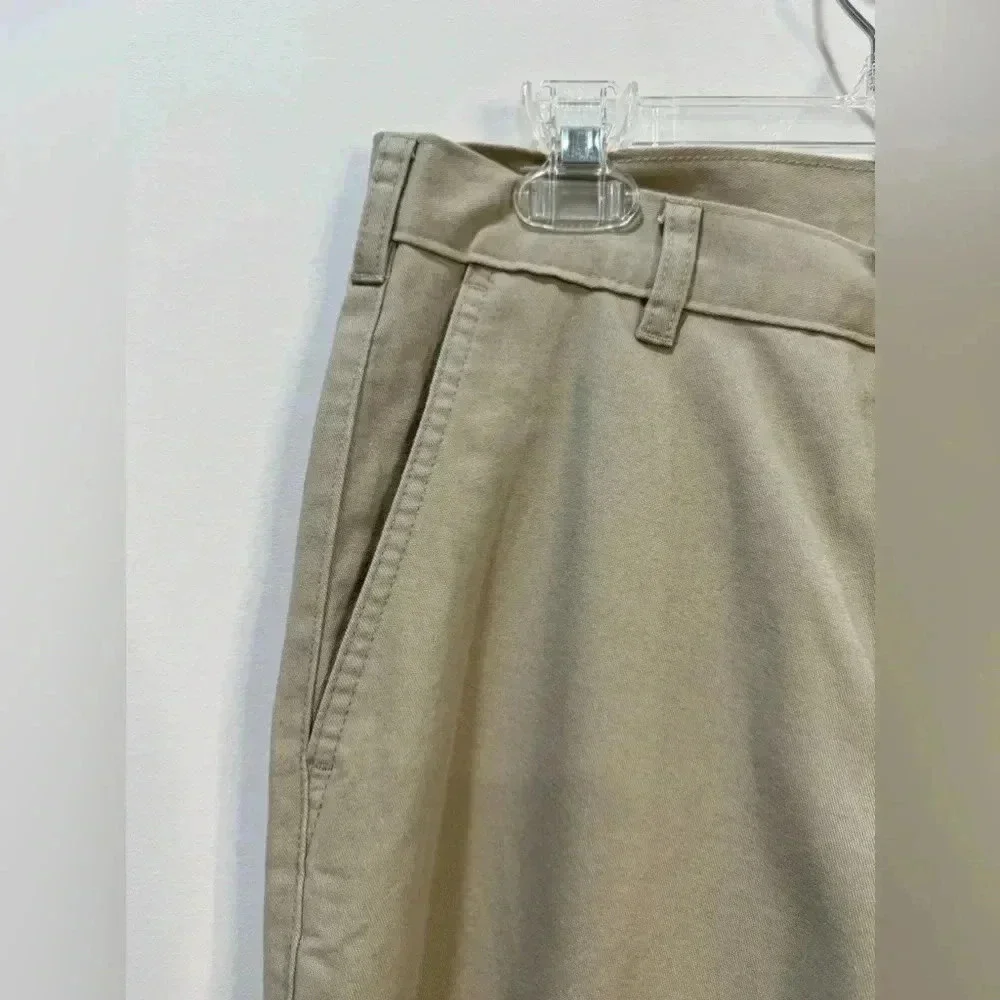 George Men’s Khaki Relaxed Fit Pants Size 30